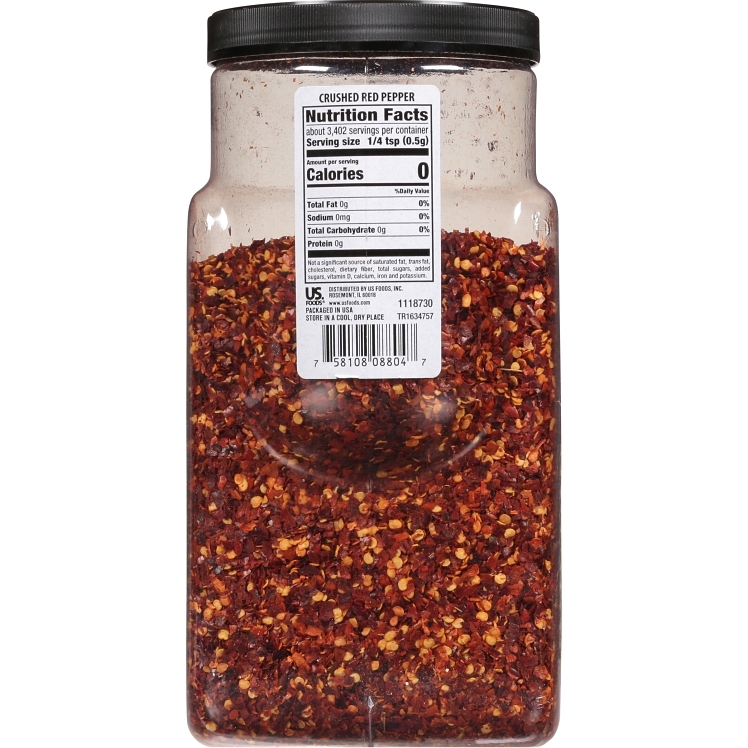 MONARCH SPICE RED PEPPER CRUSHED PLASTIC JUG SHELF STABLE