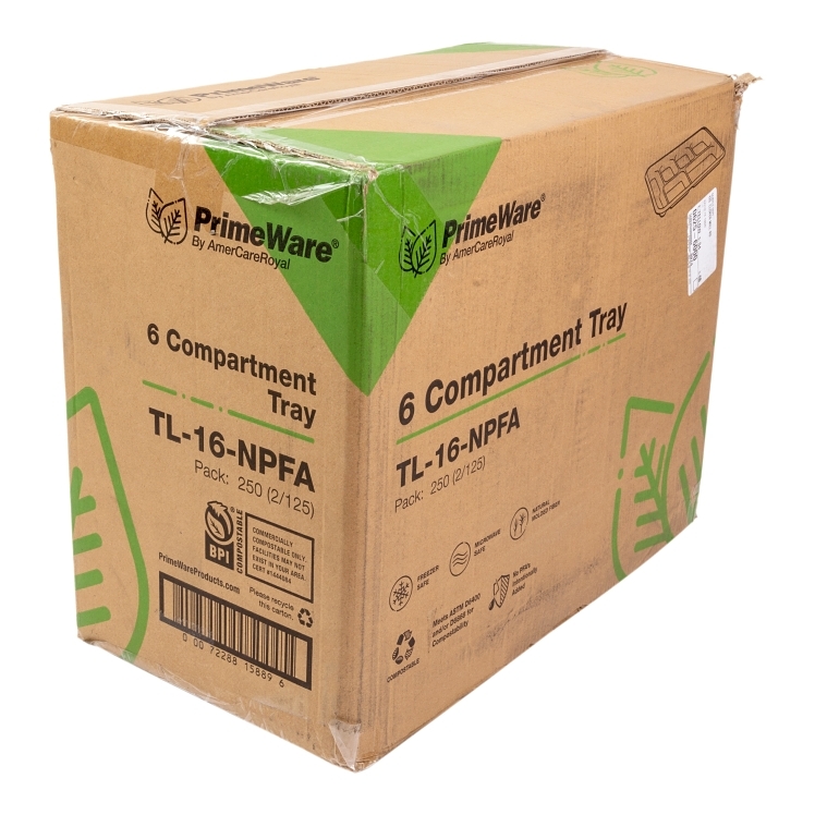 PRIMEWARE 6 COMPARTMENT TRAY