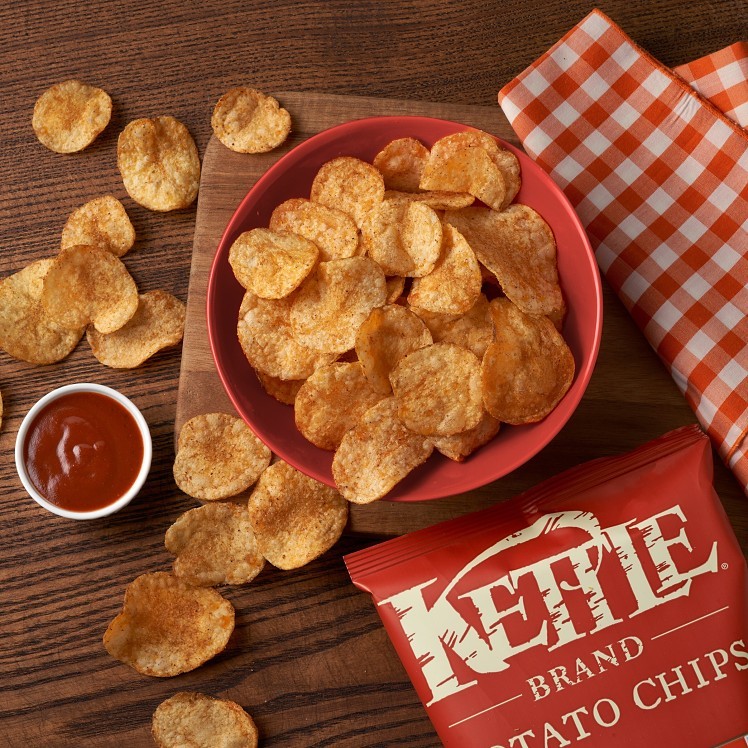 KETTLE POTATO CHIPS, VARIETY PACK, 30 CT SNACK BAGS, 1.5 OZ