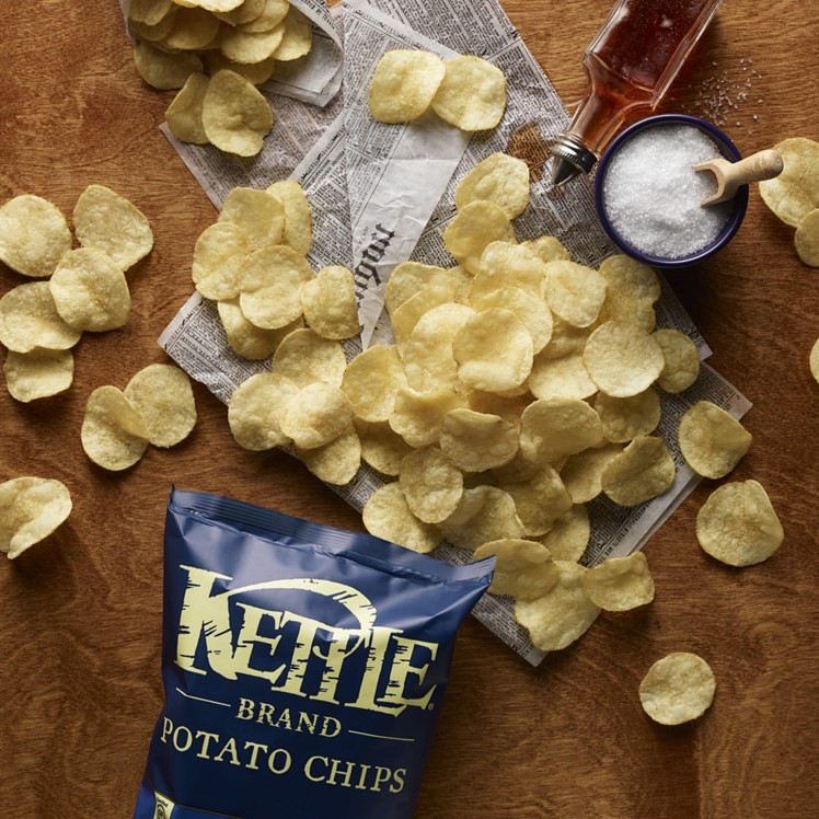 KETTLE POTATO CHIPS, VARIETY PACK, 30 CT SNACK BAGS, 1.5 OZ