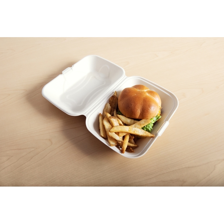 PRIMEWARE TO GO CONTAINER FIBER 9X6 INCH HOAGIE PFAS FREE