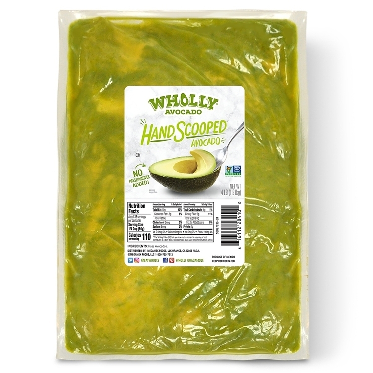 WHOLLY AVOCADO CHUNKY AVOCADO HAND SCOOPED
