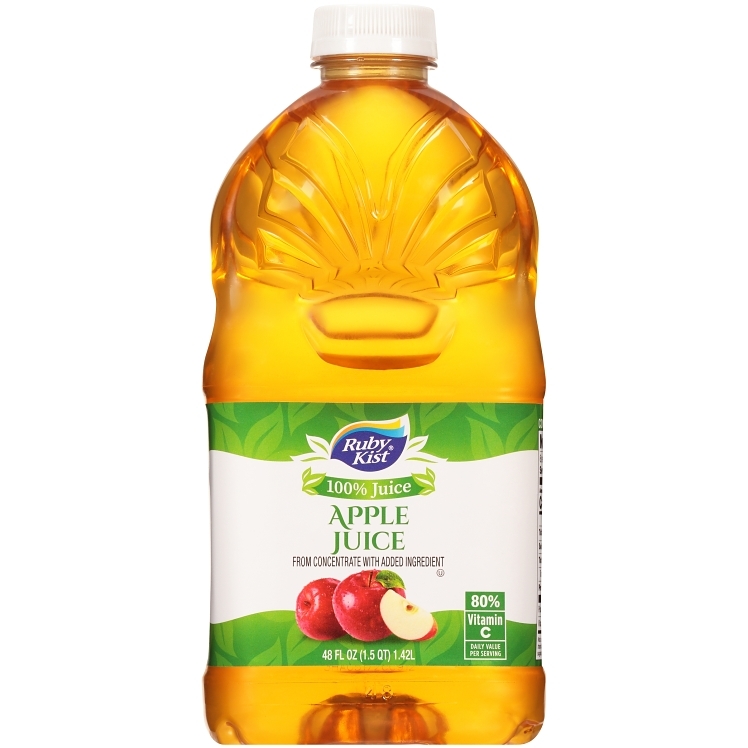 RUBY KIST 100% APPLE JUICE 48 OZ