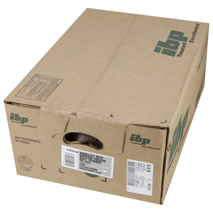 IBP BEEF BONELESS PEELED SIRLOIN TRIMMED TRI TIP