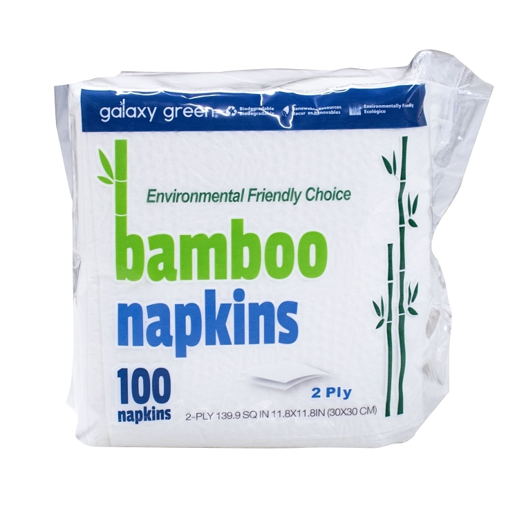 GALAXY GREEN 2 PLY BAMBOO NAPKINS