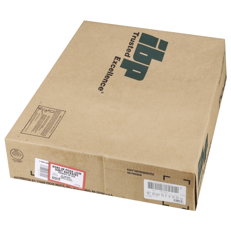 IBP PORK BABY BACK RIB BONE-IN RAW