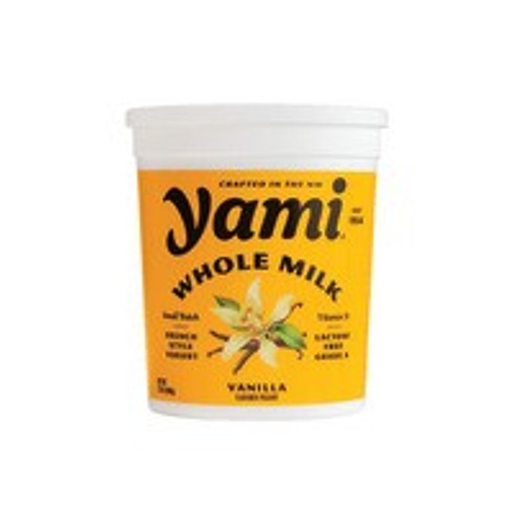 YAMI WHOLE MILK VANILLA YOGURT