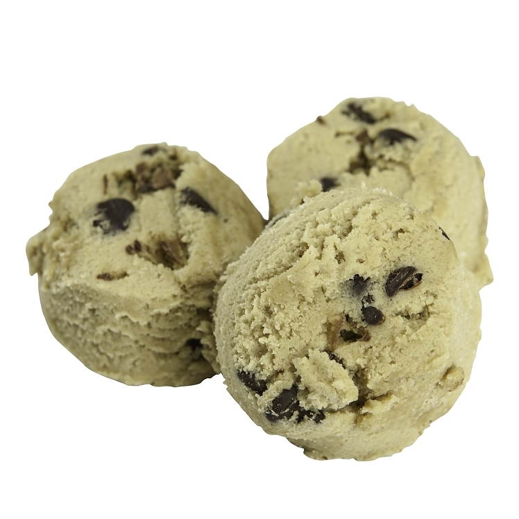ENGLISH BAY COOKIE DOUGH PORTIONED SALTED CARAMEL CHOCOLATE CHIP