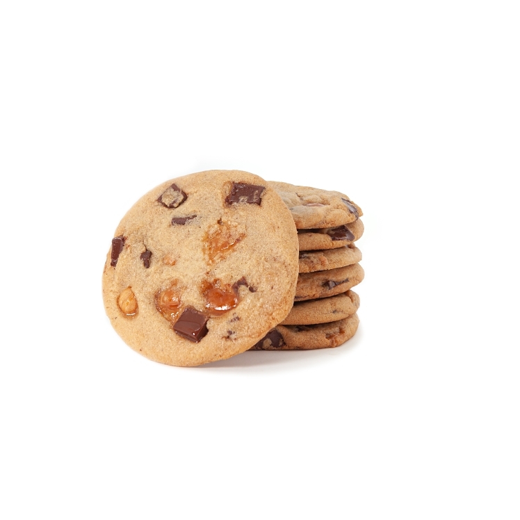 ENGLISH BAY COOKIE DOUGH PORTIONED SALTED CARAMEL CHOCOLATE CHIP