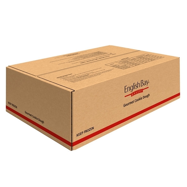 ENGLISH BAY WHITE CHOCOLATE MACADAMIA NUT COOKIE DOUGH PORTIONED