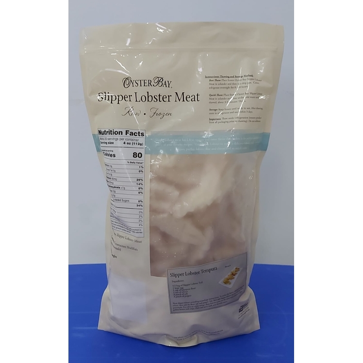 OYSTER BAY SLIPPER LOBSTER MEAT U/2 OZ