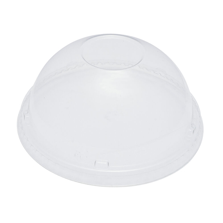 ECO-SYSTEMS PET DOME NO HOLE LID FOR 12-24 OUNCE CUP