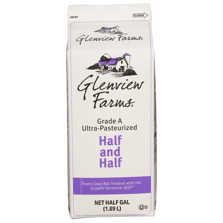 GLENVIEW FARMS HALF & HALF LIQUID 10.5%