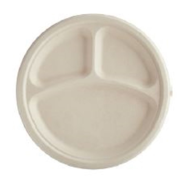 ECOSYSTEMS 10  3 CMPT KRAFT MOLDED FIBER PLATE