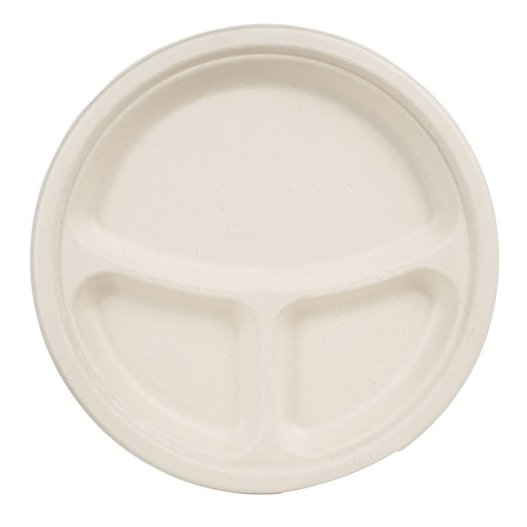 ECOSYSTEMS 10  3 CMPT KRAFT MOLDED FIBER PLATE