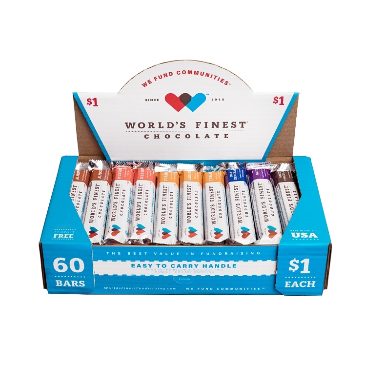 WORLD'S FINEST CHOCOLATE ASSORTED CHOCOLATE CANDY BARS