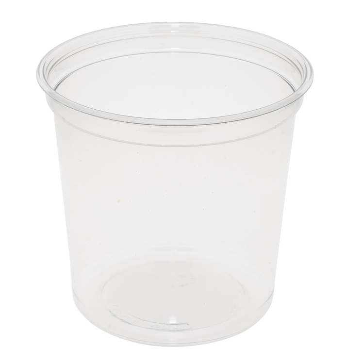 ECO-SYSTEMS 24 OZ PET PLASTIC ROUND DELI CONTAINER