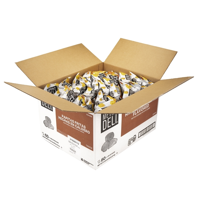 METRO DELI HICKORY BARBEQUE KETTLE COOKED POTATO CHIPS