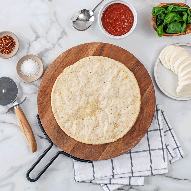 RICH'S SEASONED FROZEN CAULIFLOWER PIZZA CRUST 10 INCH PARBAKED