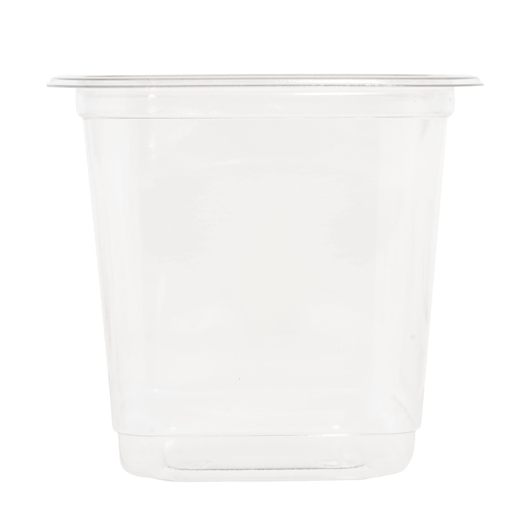 ECO-SYSTEMS ECO SYSTEMS PET PLASTIC SQUARE DELI CONTAINER 24 OUNCE
