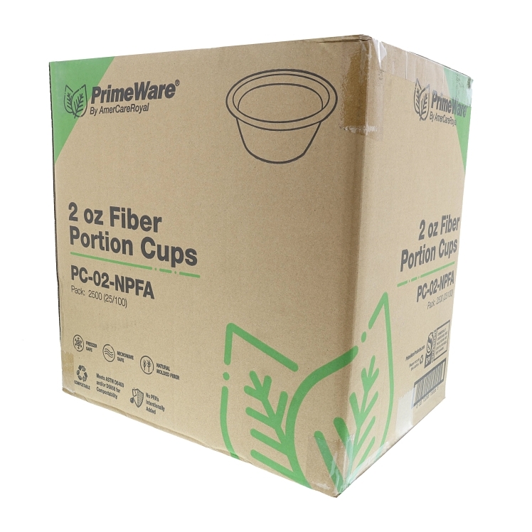 PRIMEWARE 2OZ MOLDED FIBER PORTION CUP