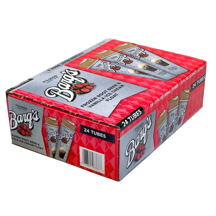 BARQ'S FROZEN ROOT BEER & VANILLA ICE CREAM FLOAT SINGLE SERVING TUBES