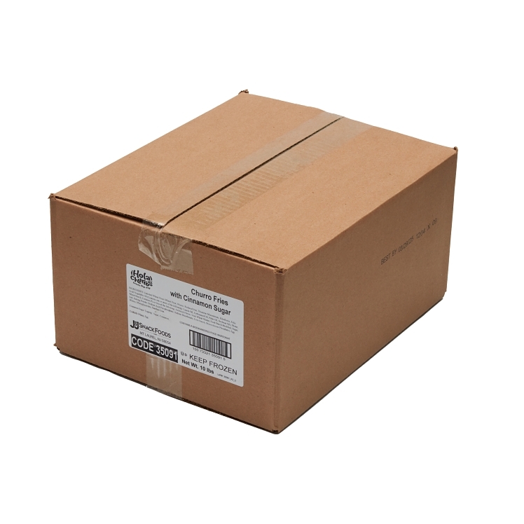 HOLA CHURRO, CHURRO FRIES WITH CINNAMON SUGAR 7LB FROZEN