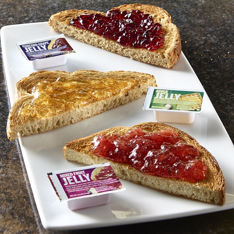 MONARCH JELLY, ASSORTED #10 SS CUP SHELF STABLE