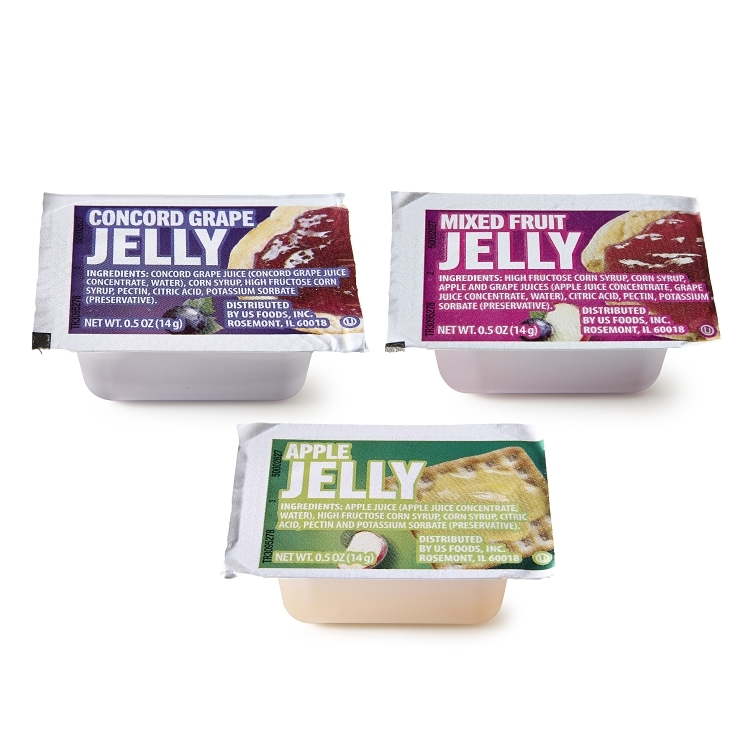 MONARCH JELLY, ASSORTED #10 SS CUP SHELF STABLE