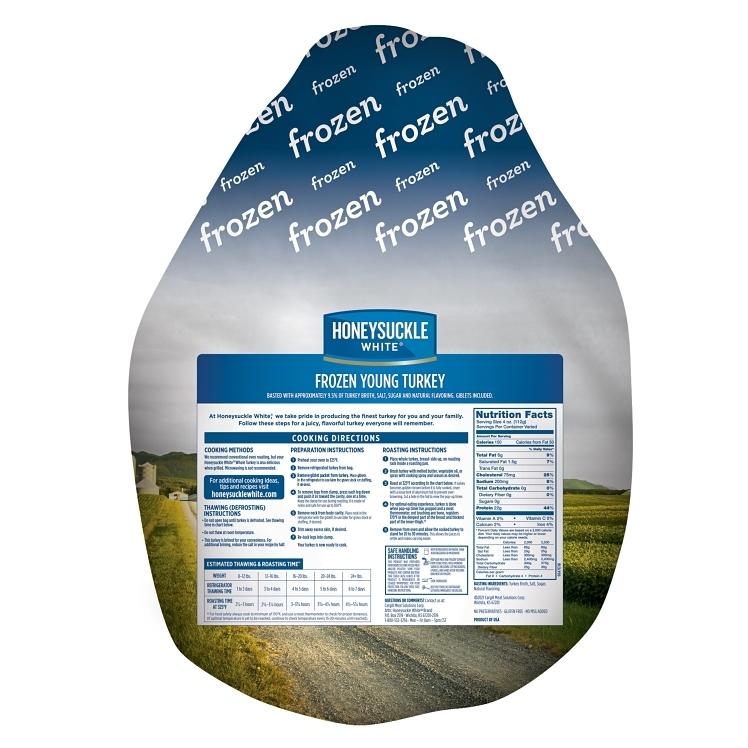 HONEYSUCKLE WHITE TURKEY 14-16 LBA