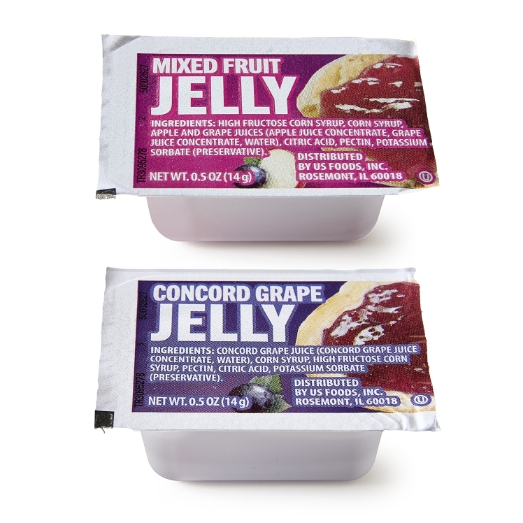 MONARCH JELLY, ASSORTED #3 SS CUP SHELF STABLE
