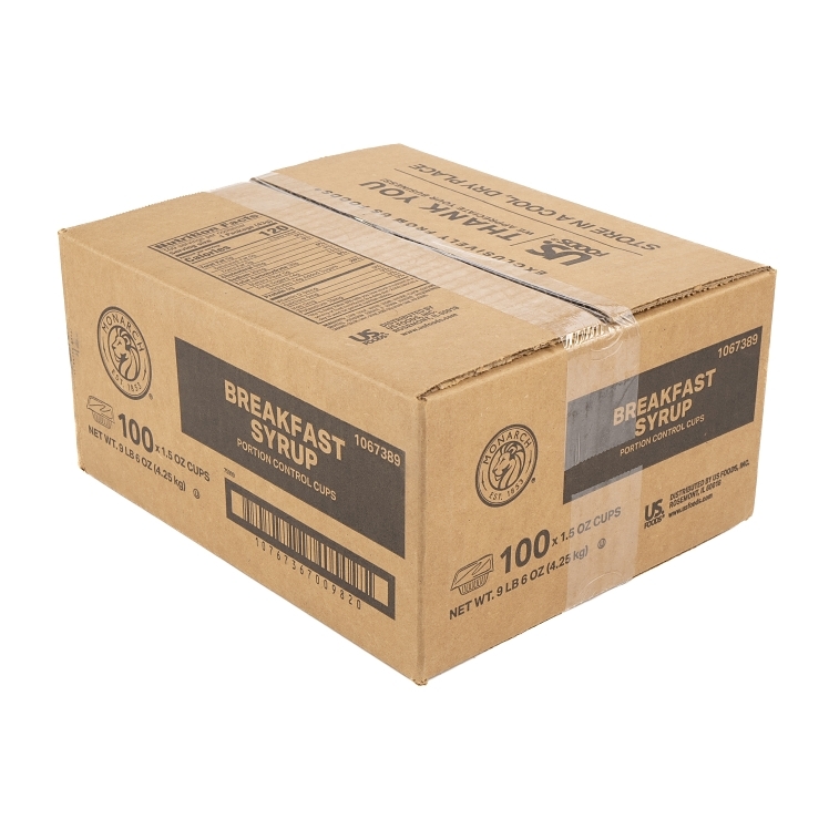 MONARCH PANCAKE SYRUP SS CUP SHELF STABLE BREAKFAST