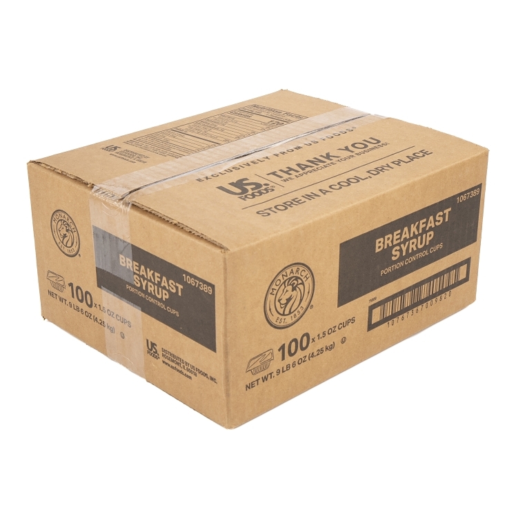 MONARCH PANCAKE SYRUP SS CUP SHELF STABLE BREAKFAST