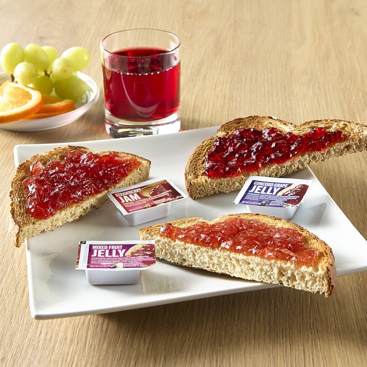 MONARCH JELLY, ASSORTED #40 SS CUP SHELF STABLE