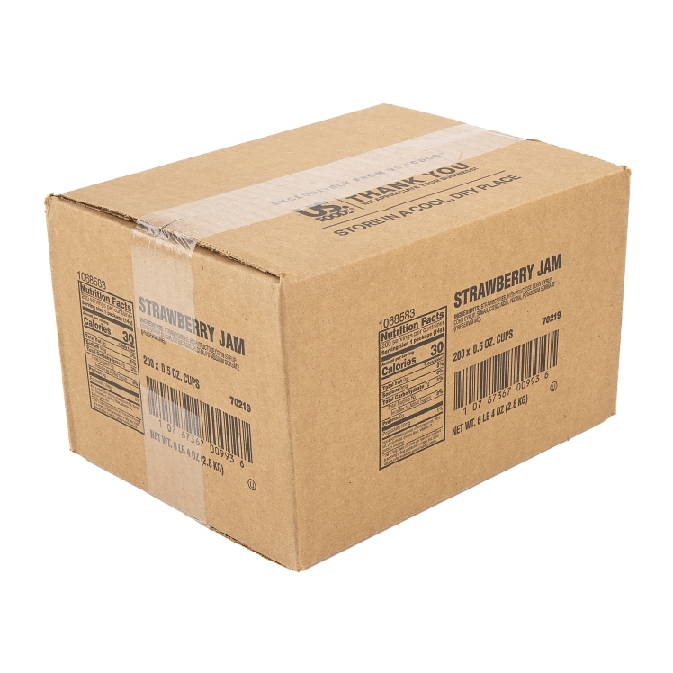 MONARCH JAM, STRAWBERRY SS CUP SHELF STABLE