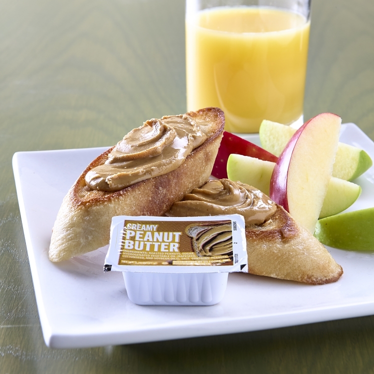 MONARCH PEANUT BUTTER, SS PLASTIC CUP SHELF STABLE