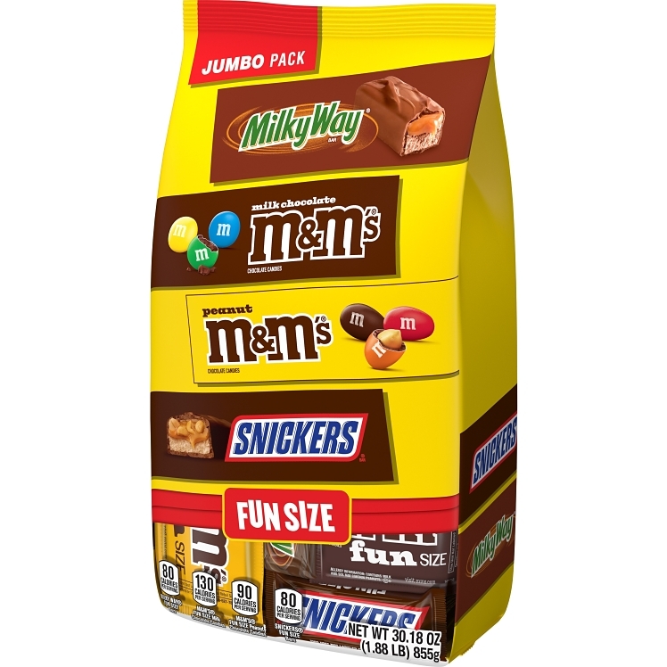 MARS ASSORTED FUN SIZED CHOCOLATE VARIETIES