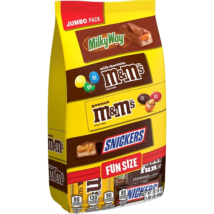 MARS ASSORTED FUN SIZED CHOCOLATE VARIETIES