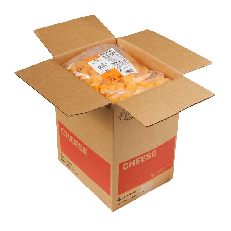 GLENVIEW FARMS MILD CHEDDAR CHEESE CUBE