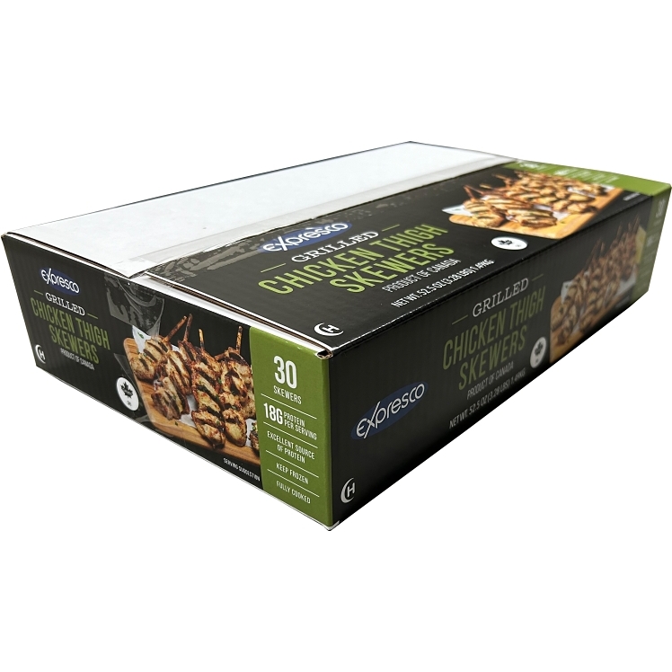 EXPRESCO CHICKEN THIGH SKEWERS GRILLED FROZEN