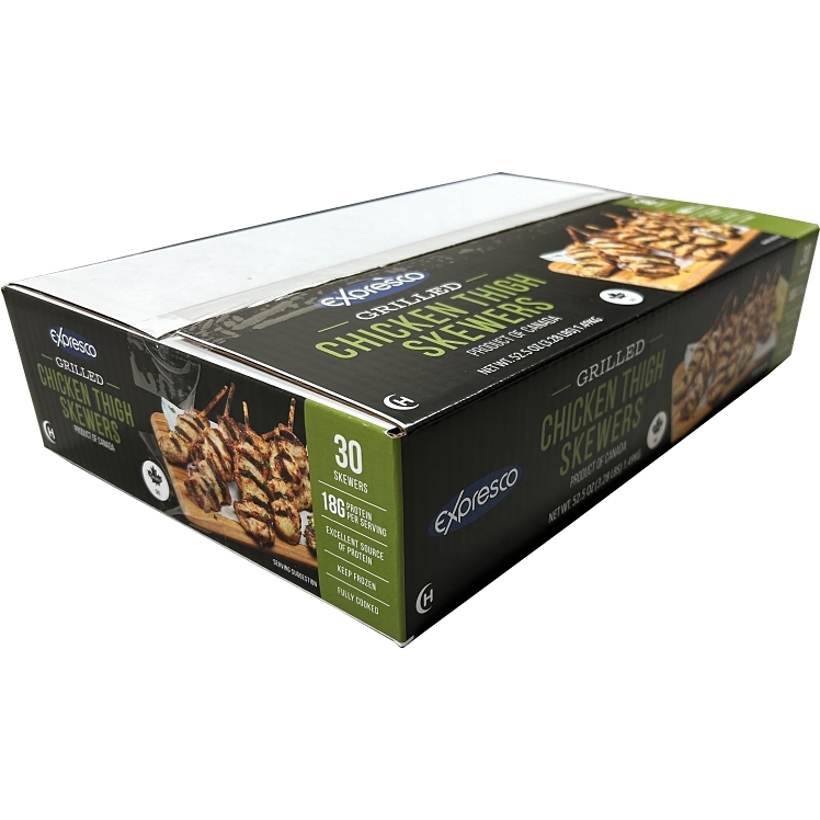 EXPRESCO CHICKEN THIGH SKEWERS GRILLED FROZEN