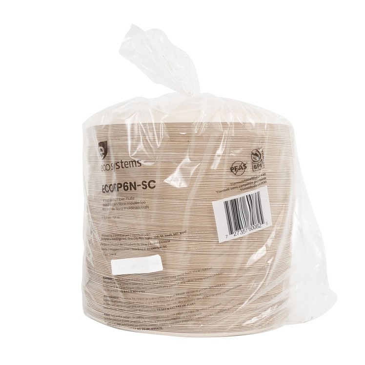 ECOSYSTEMS 6 KRAFT MOLDED FIBER PLATE