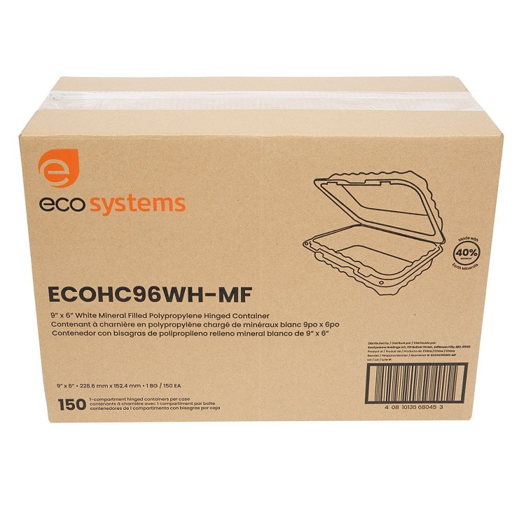 ECOSYSTEMS 9x6 MFPP HINGED CONTAINER