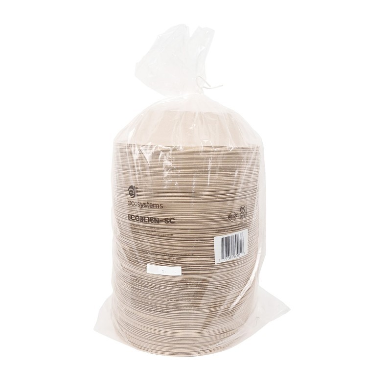 ECOSYSTEMS 16OZ KRAFT MOLDED FIBER BOWL