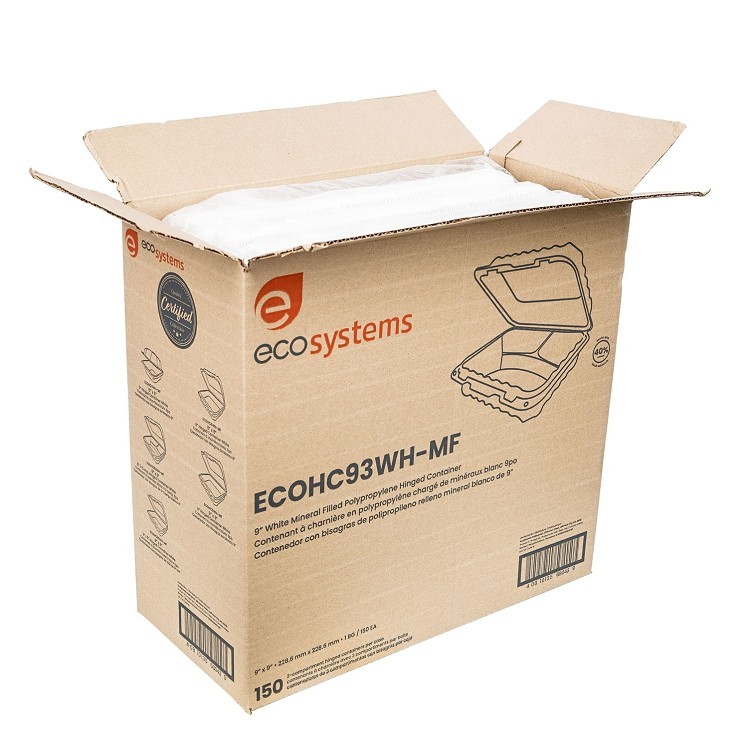 ECOSYSTEMS 9x9 3 CPMT MFPP HINGED CONTAINER