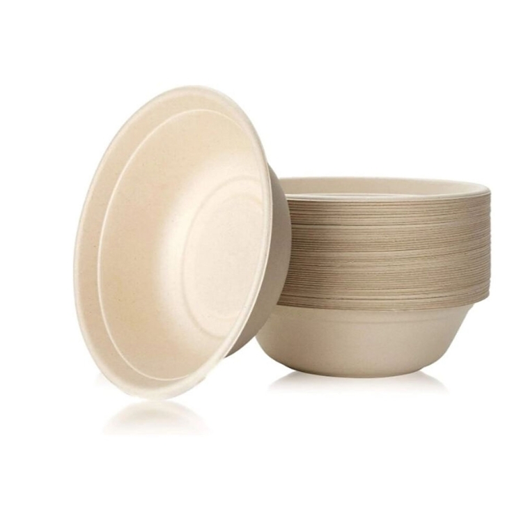 ECOSYSTEMS 32OZ KRAFT MOLDED FIBER BOWL