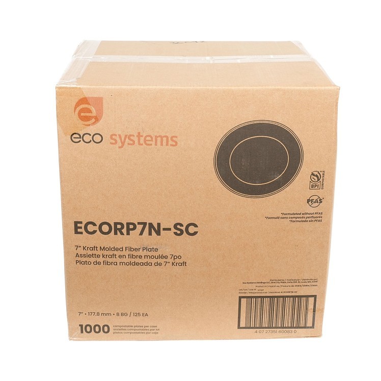 ECOSYSTEMS 7 KRAFT MOLDED FIBER PLATE