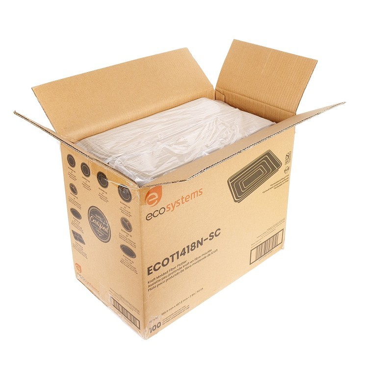 ECOSYSTEMS 14x18 KRAFT MOLDED FIBER TRAY