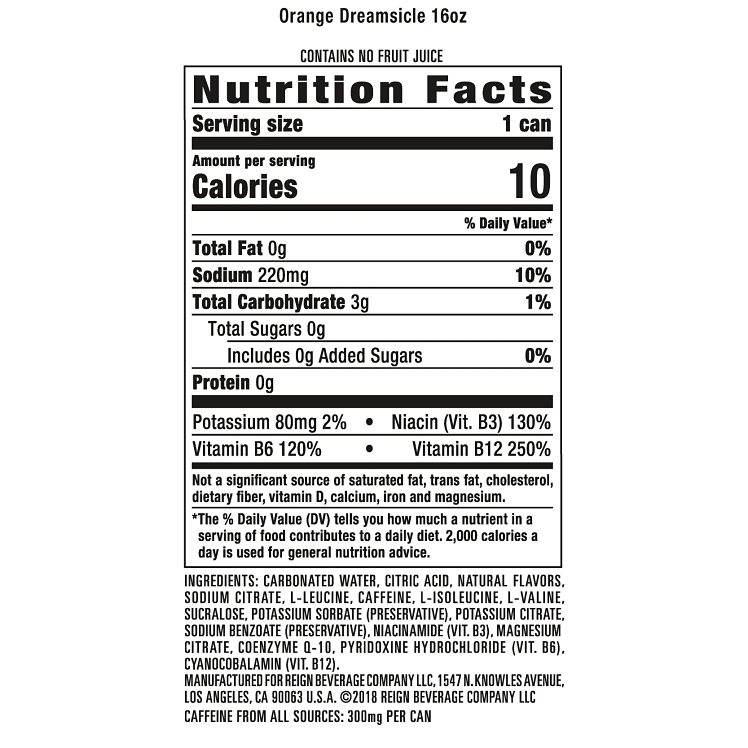 REIGN ORANGE DREAMSICLE