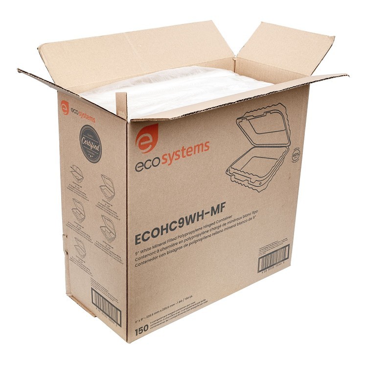 ECOSYSTEMS 9x9 1 CPMT MFPP HINGED CONTAINER
